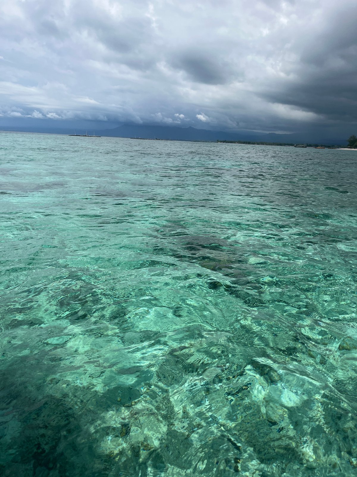 Early morning beach scenes documented at Indonesian coast