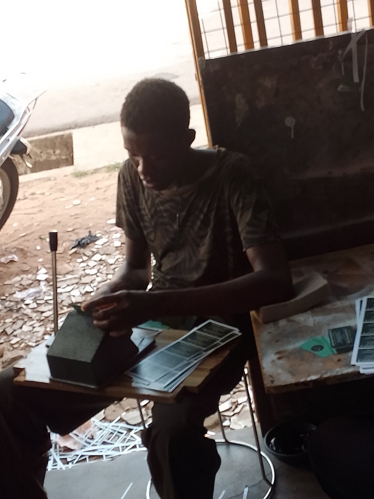 Everyday life across Pantame, Nigeria on a July afternoon