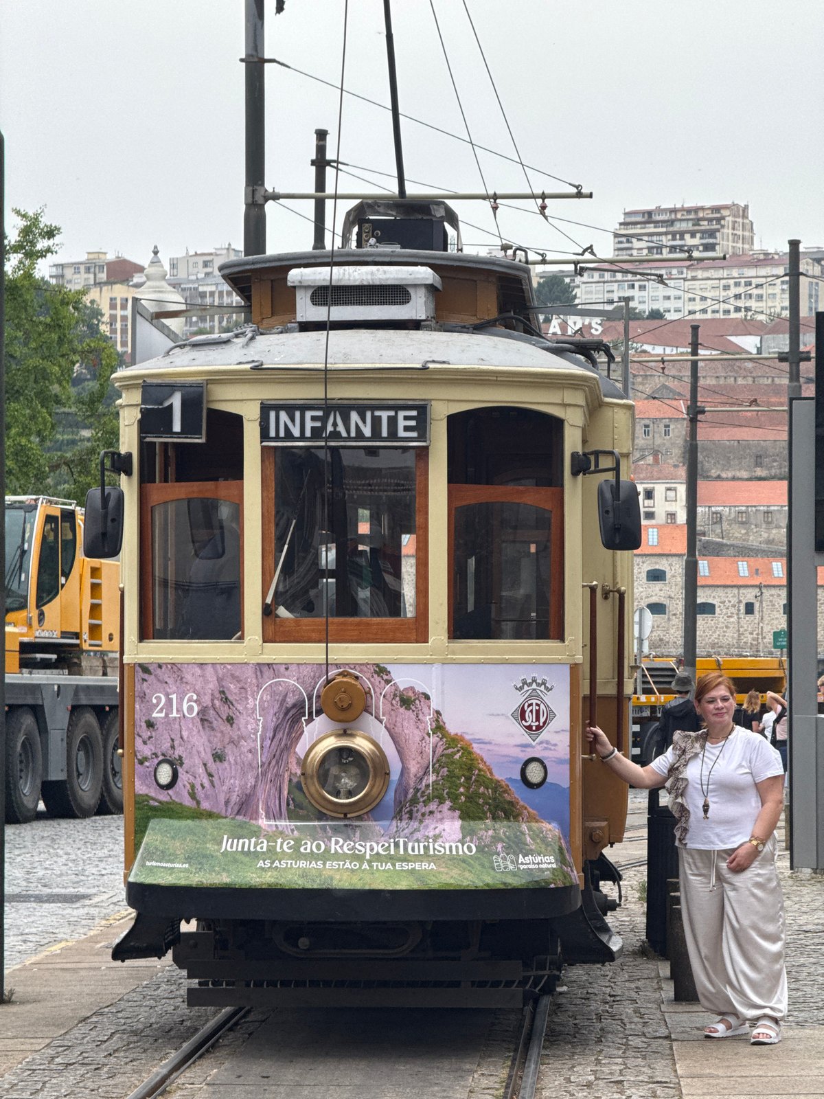Porto afternoon: trams, the Douro, and Clérigos Church