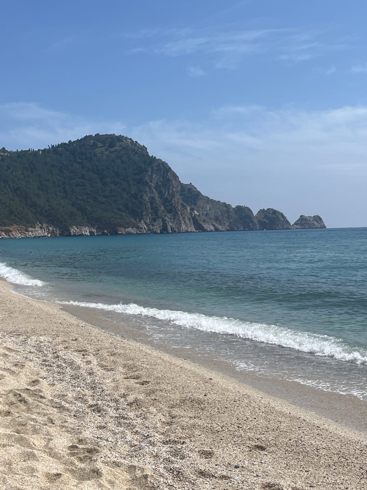 Sunny morning captured at Alanya Turkey beaches and resorts