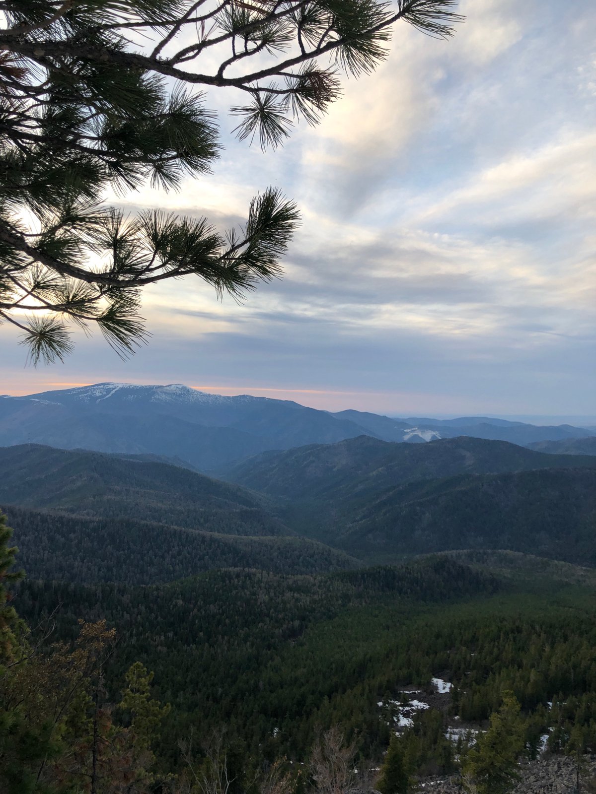 Mountain landscape documented near Sizaya, Russia
