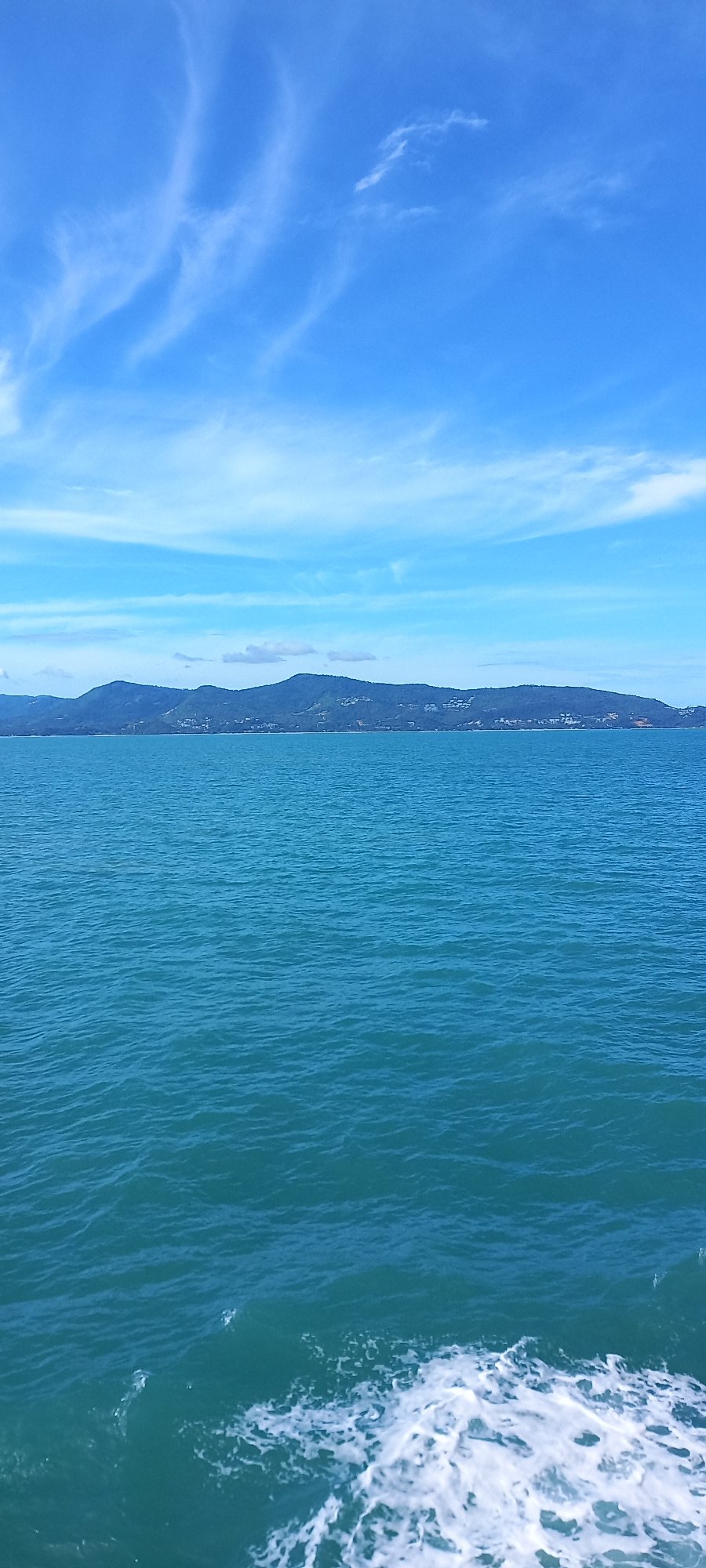 Boat journey documented near Ko Samui coastline, Thailand