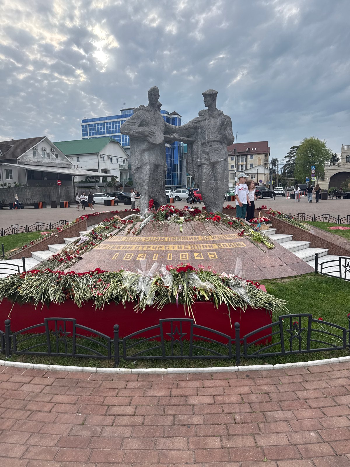 Visitor documents war memorials and Victory Day sites in Sochi