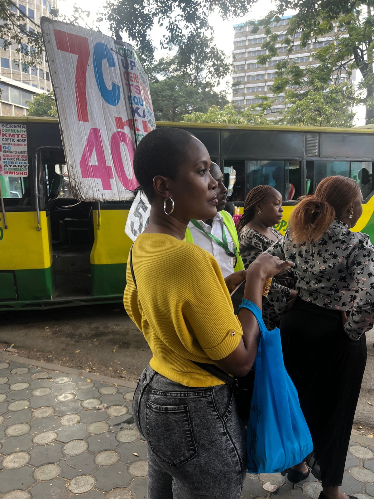 Daily life scenes captured in Nairobi including transport, electoral activity