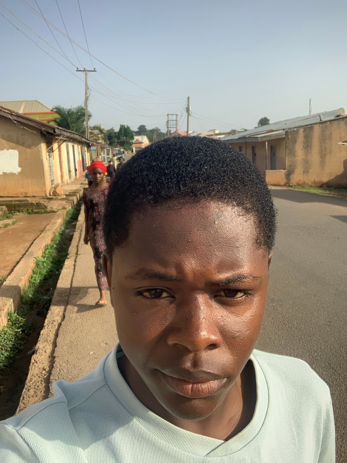 Morning street life across Jos, Nigeria