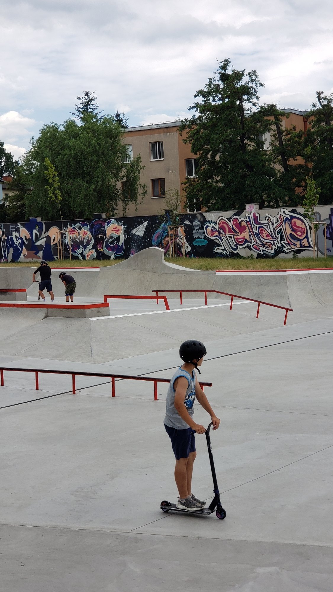 Street-level Prešov: skateparks, cathedral scaffolding, and city life