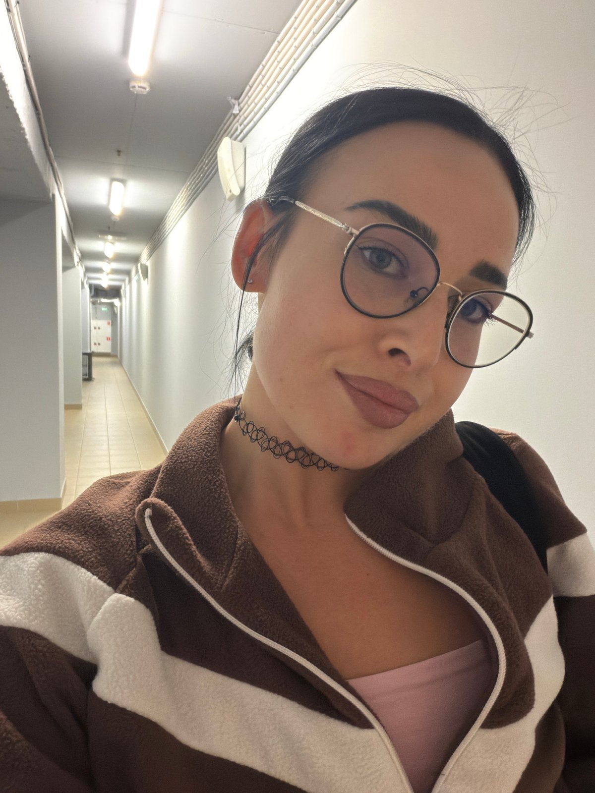 Woman takes multiple selfies across Saint Petersburg locations