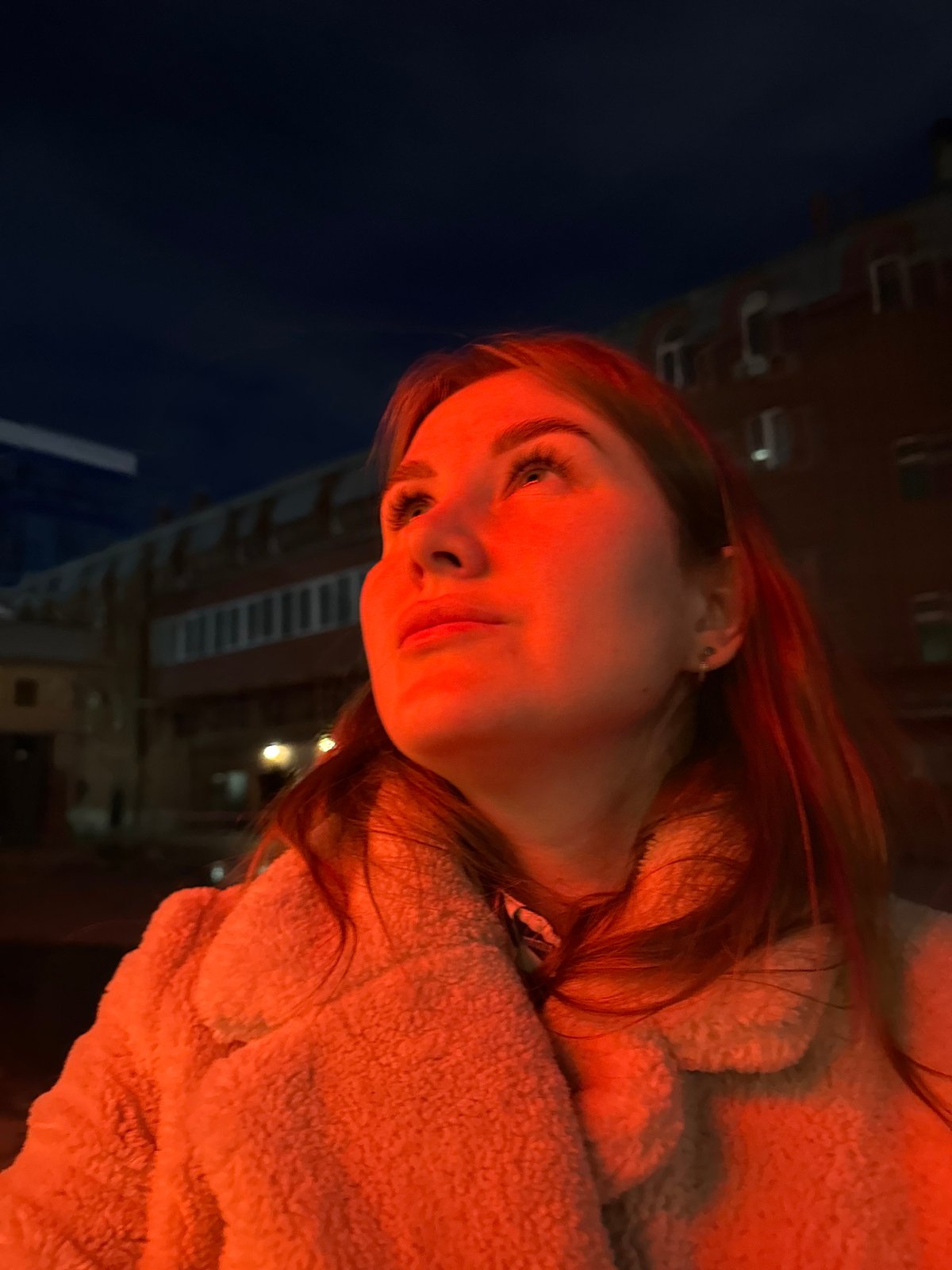 Evening street scenes documented across Perm, Russia
