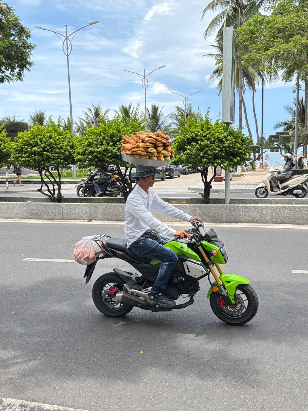 Early morning street life captured in Nha Trang Ward