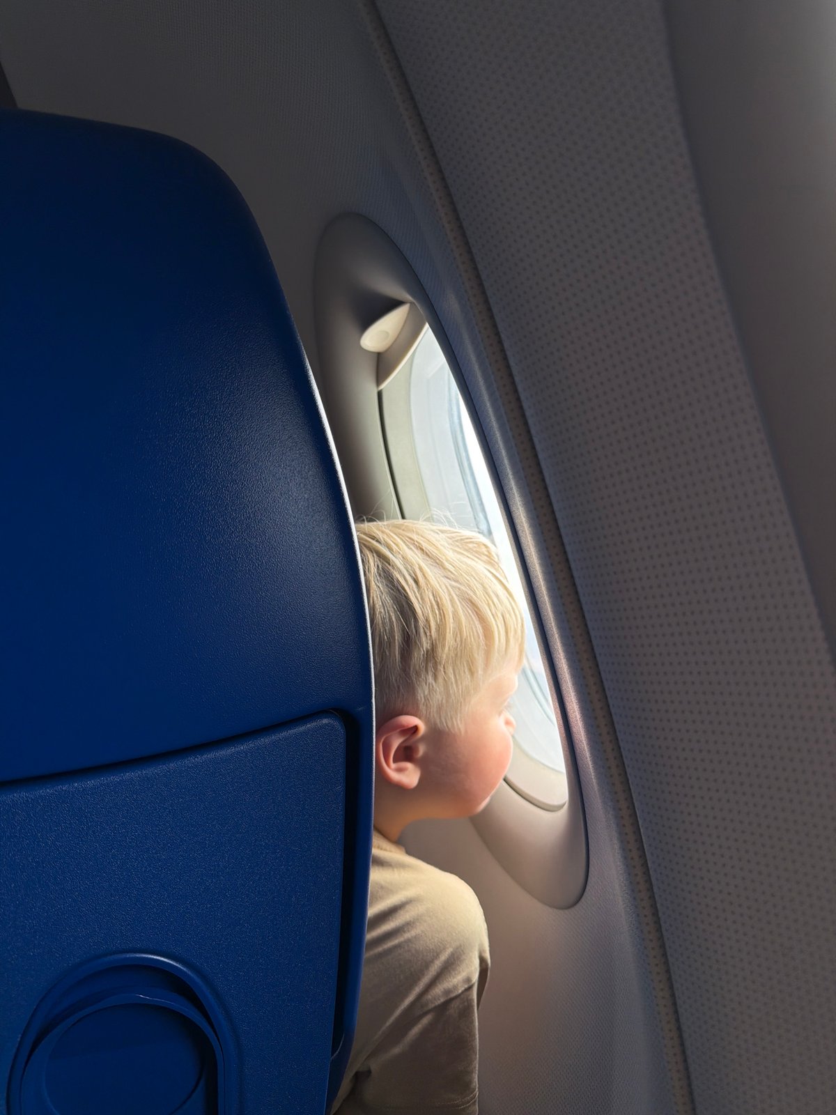 Passenger observed gazing from airplane window near Zaprudnya, Russia