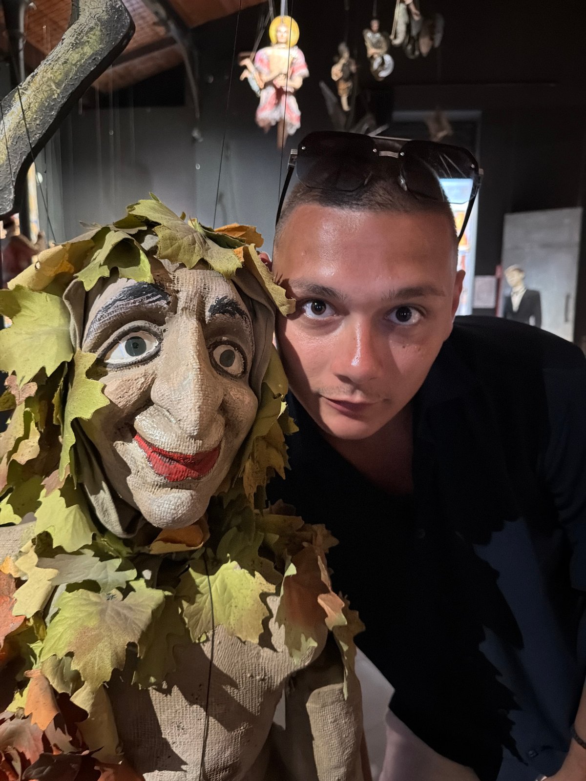 Exploring Palermo's international puppet museum on a July afternoon