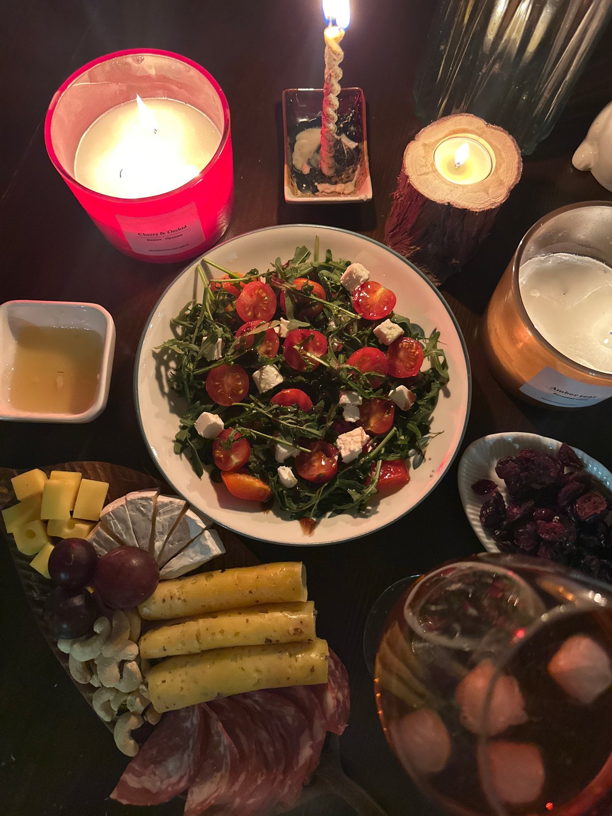 Candlelit dinner gathering documented in Chaikovsky, Russia