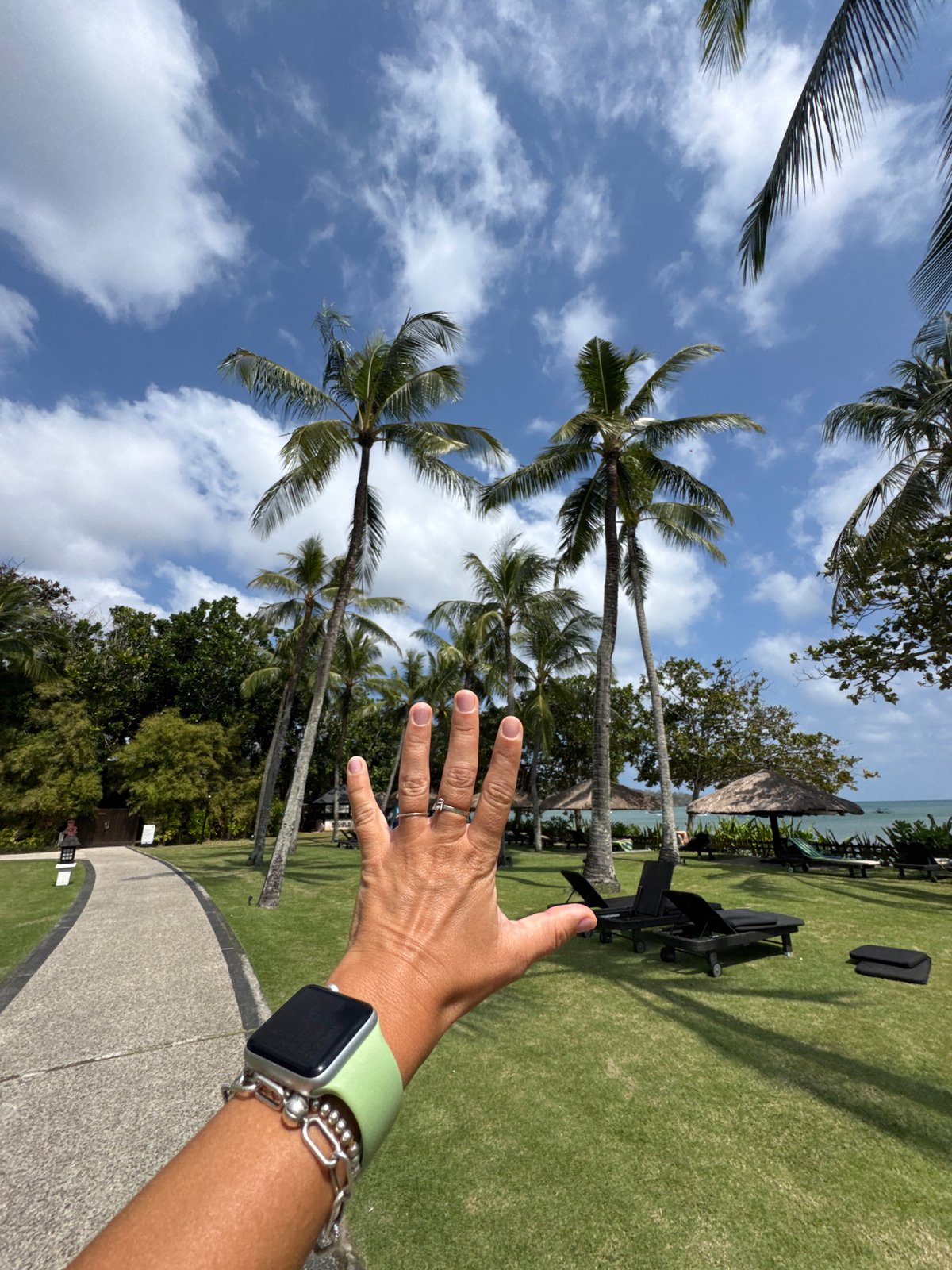Lazy resort morning in Kuta Selatan, Bali