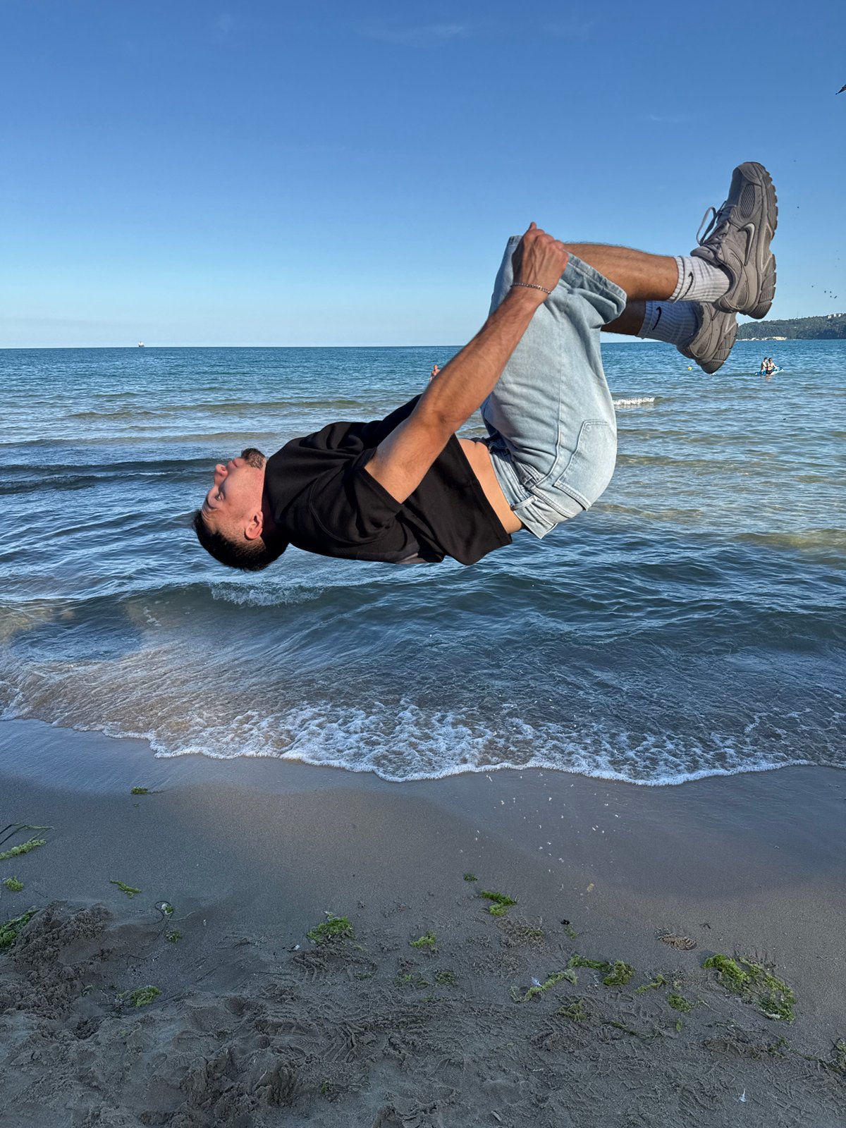 Acrobatics and a busy beach day in Varna, Bulgaria