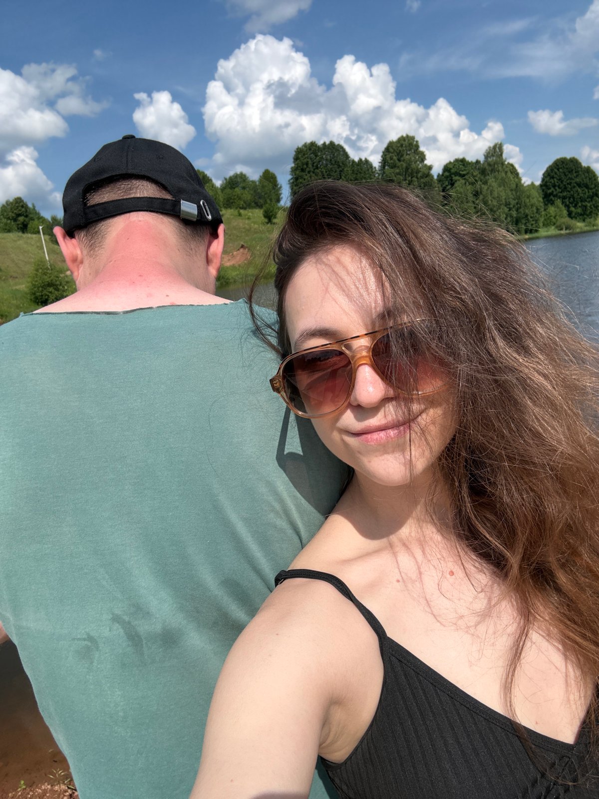 Lakeside day trip in rural Zasechnyi, Russia