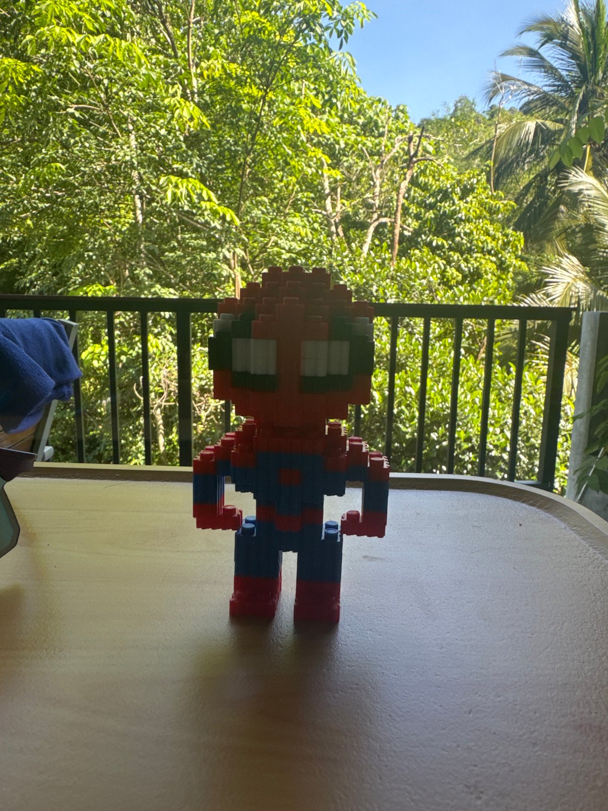 Building block toy collection displayed in Rawai, Thailand