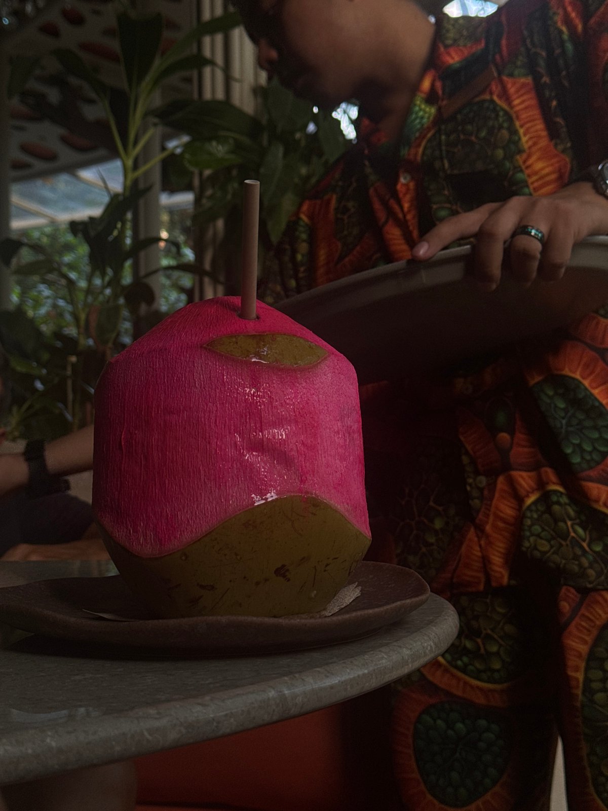 Morning cafe dining experience documented in North Kuta, Indonesia