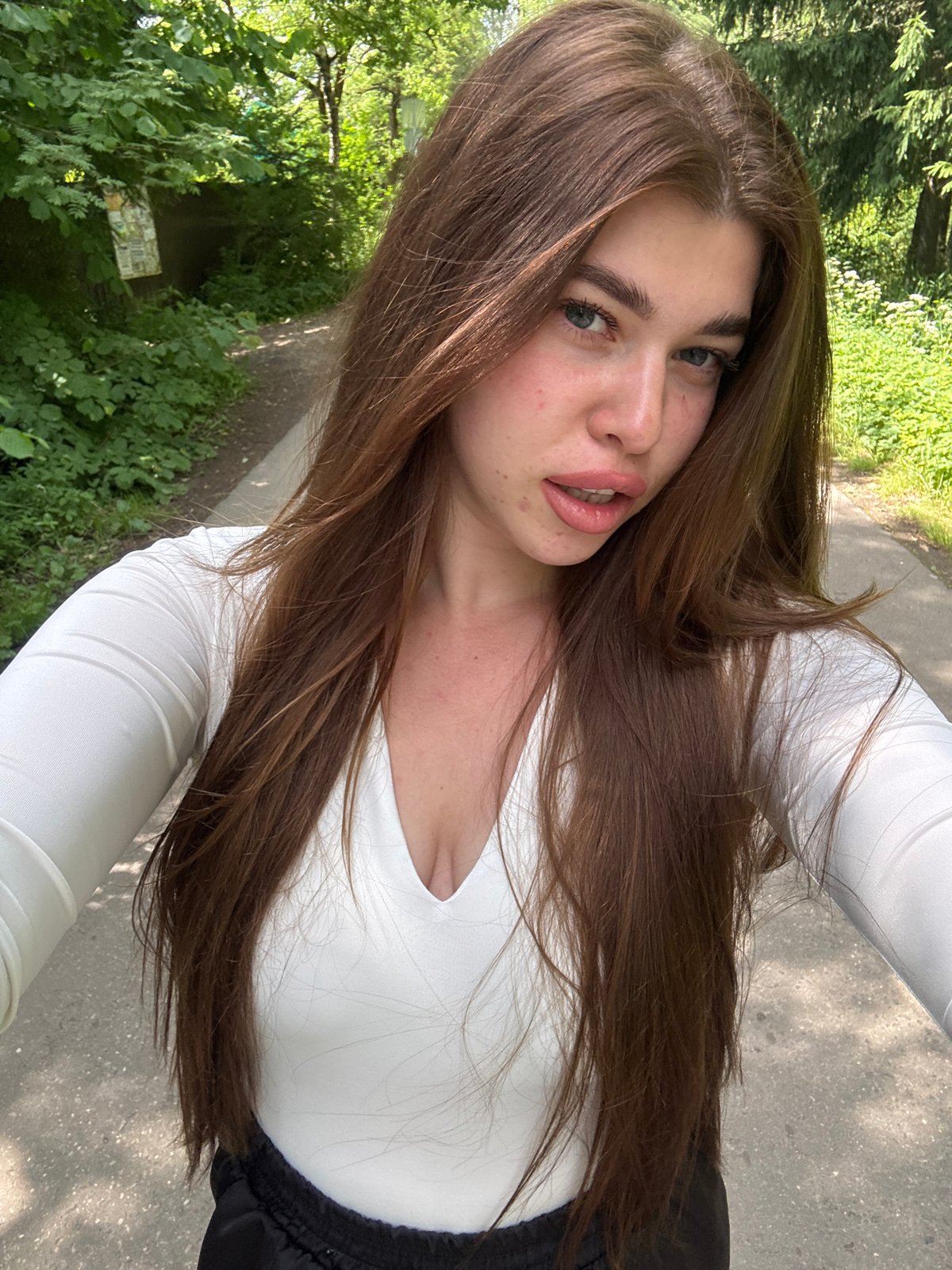 Park day with selfies and stroller walks in Мещёры