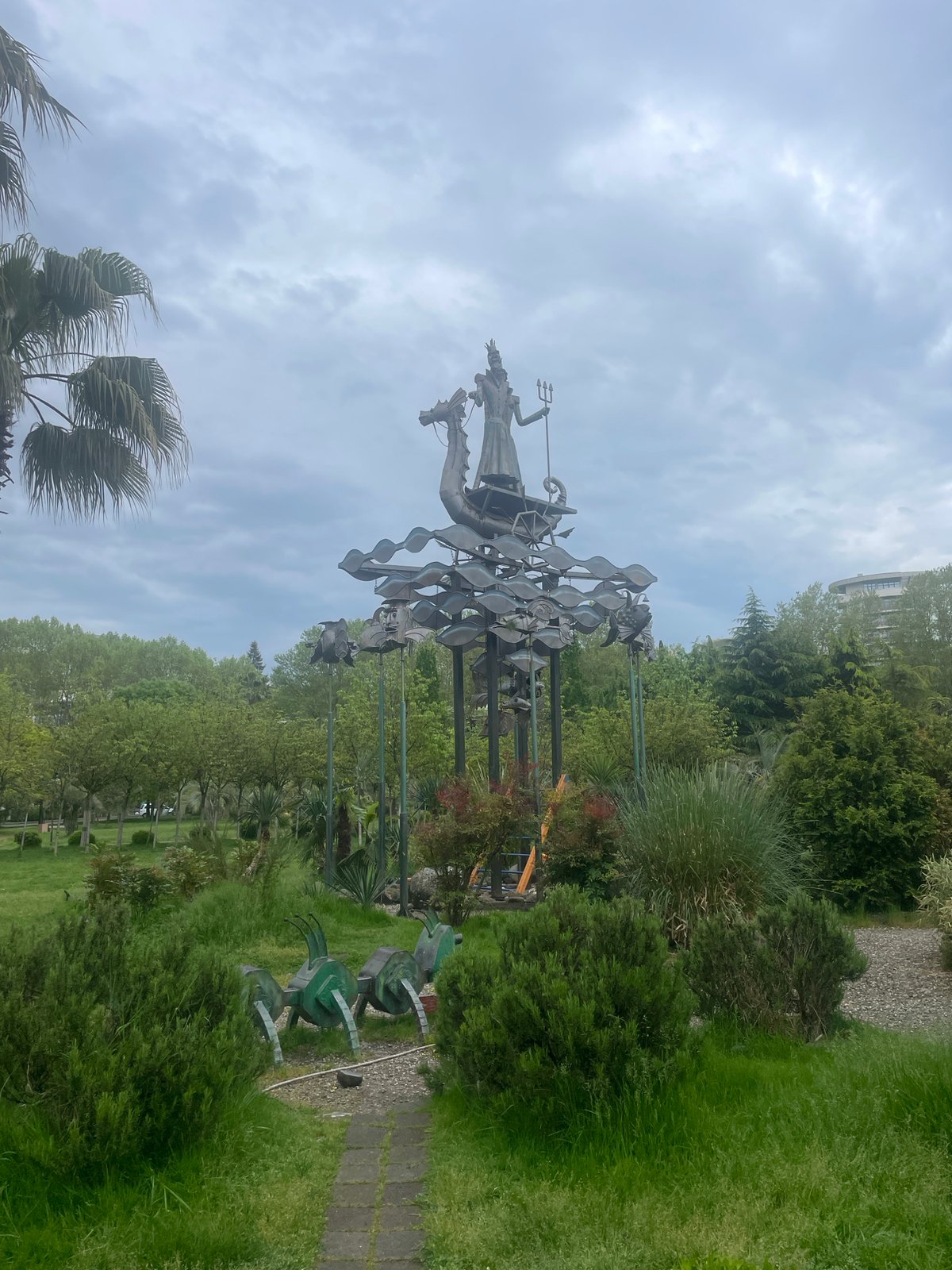 Morning scenes captured around Sochi's palm-lined parks and waterfront