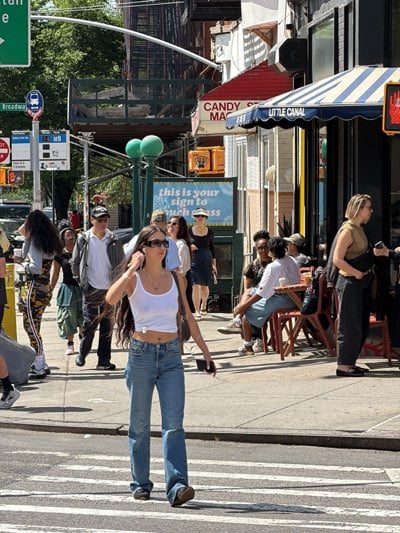 Lower East Side street life and vintage shops documented