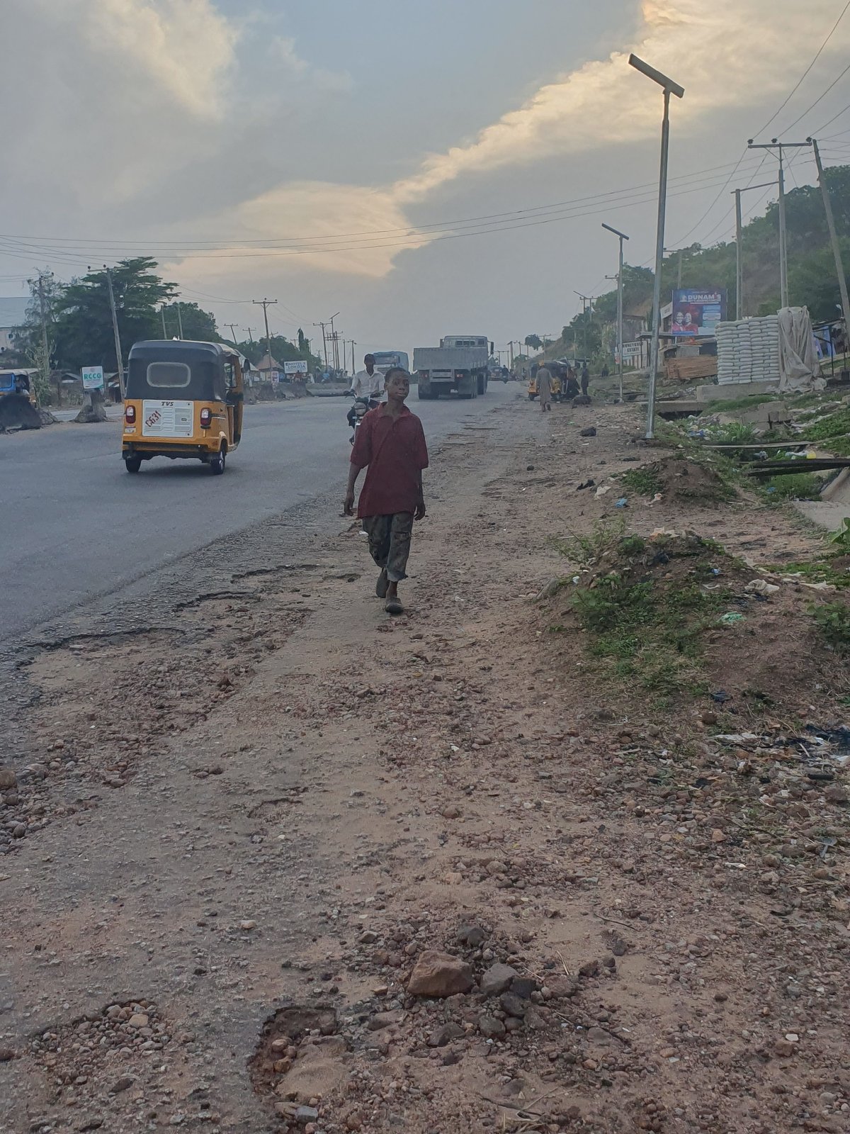 Everyday street life documented in Lokoja, Nigeria