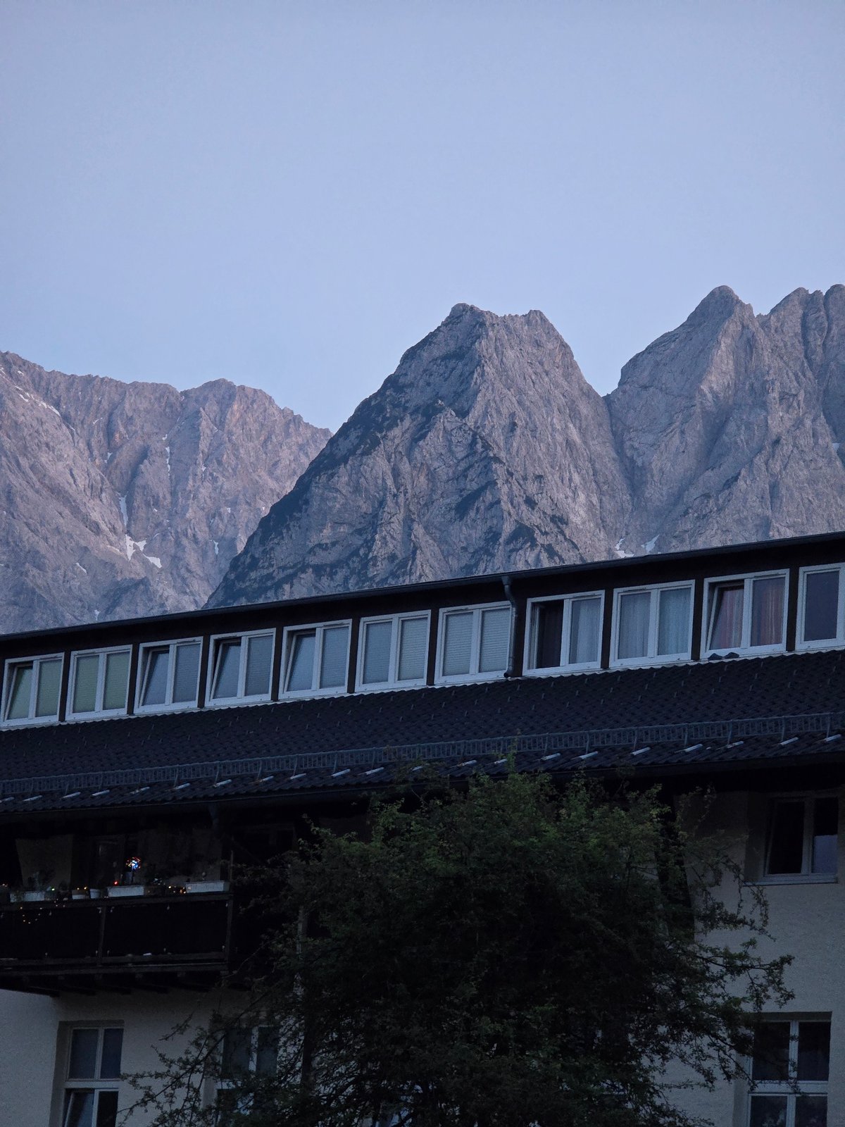 Zugspitze views from around Garmisch-Partenkirchen on a June afternoon