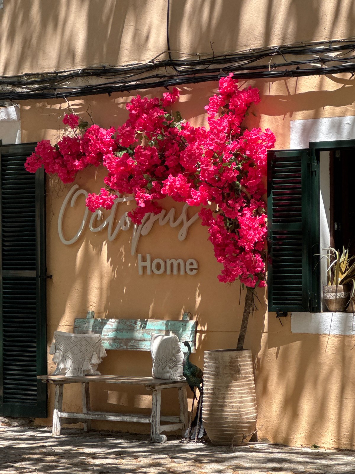 Tourist captures Valldemossa's colorful architecture and local details