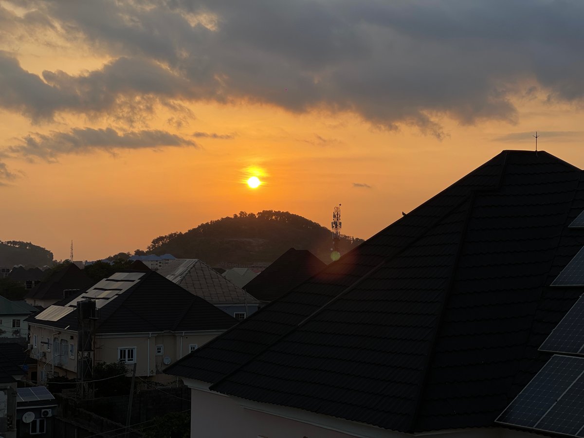 Abuja evening: golden sunset views and a home studio session
