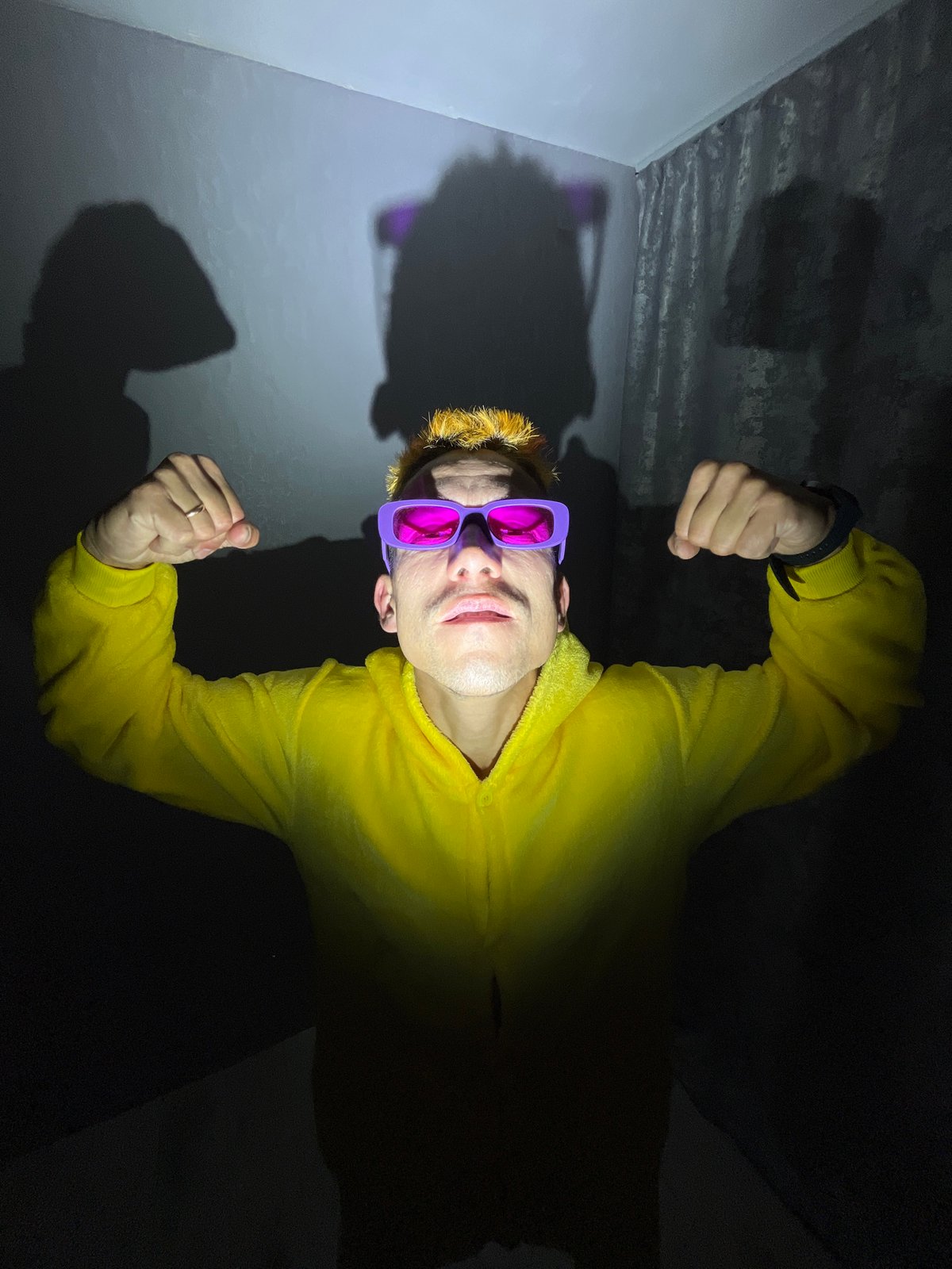 Yellow onesie, house cats, and backyard frogs in Chaikovsky