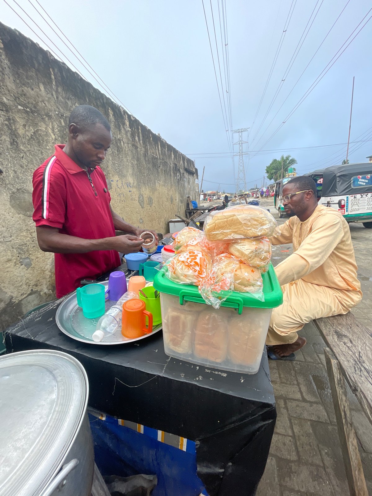 Morning street vendor activity observed across Ado, Nigeria