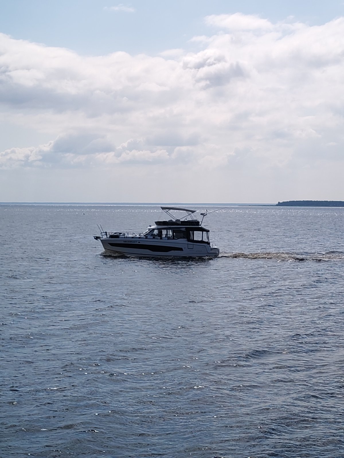 Out on the water, watching boats and industrial shorelines pass by