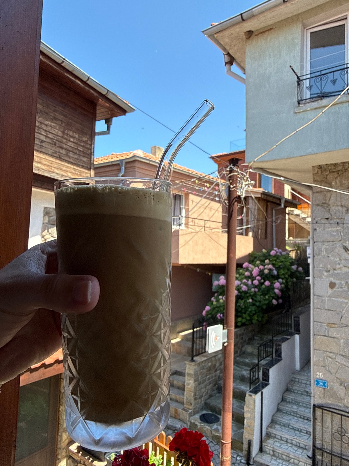 Iced coffee and Old Town wandering in sunny Sozopol