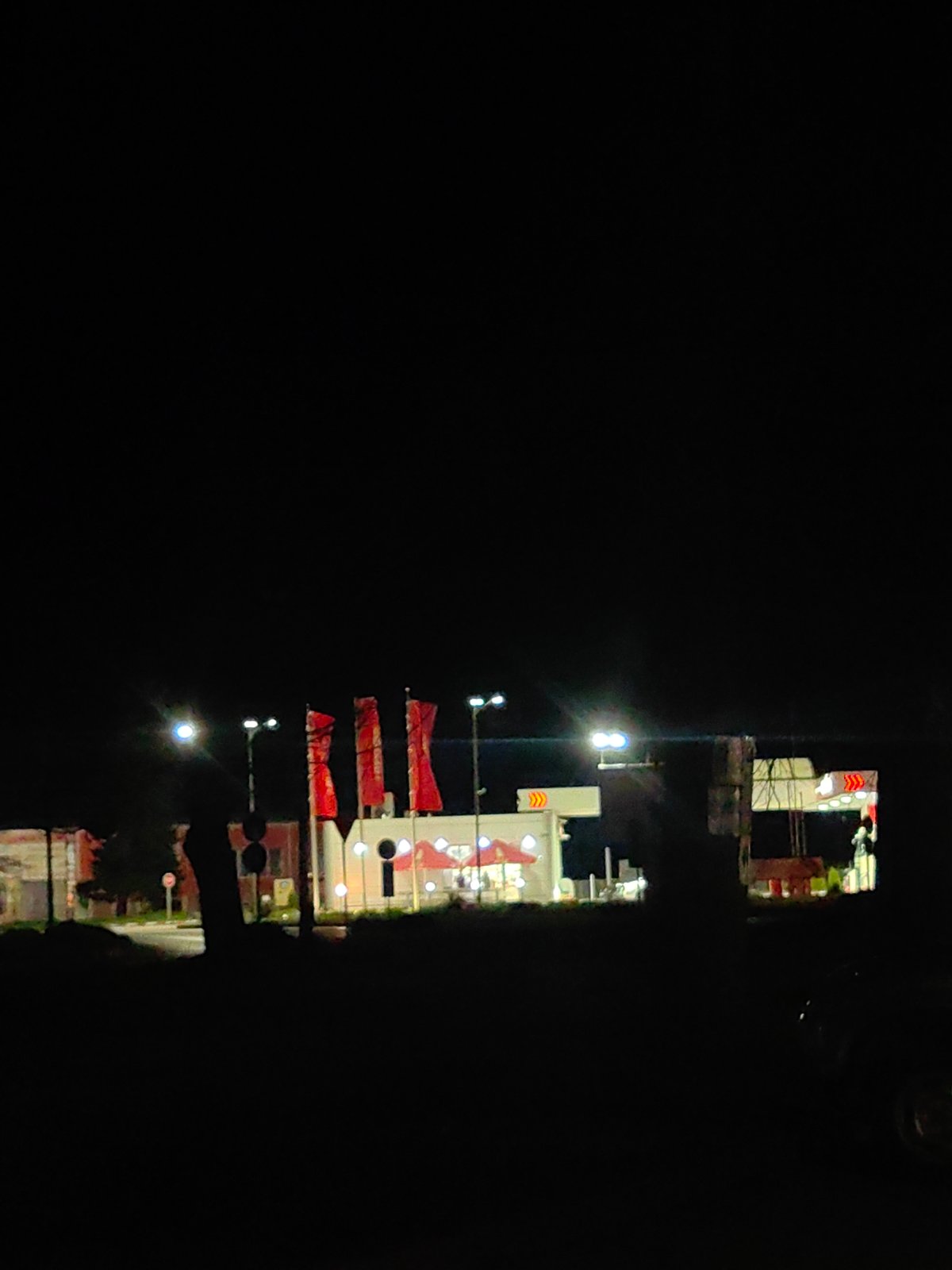 Dusk to night transition documented across Sevlievo, Bulgaria