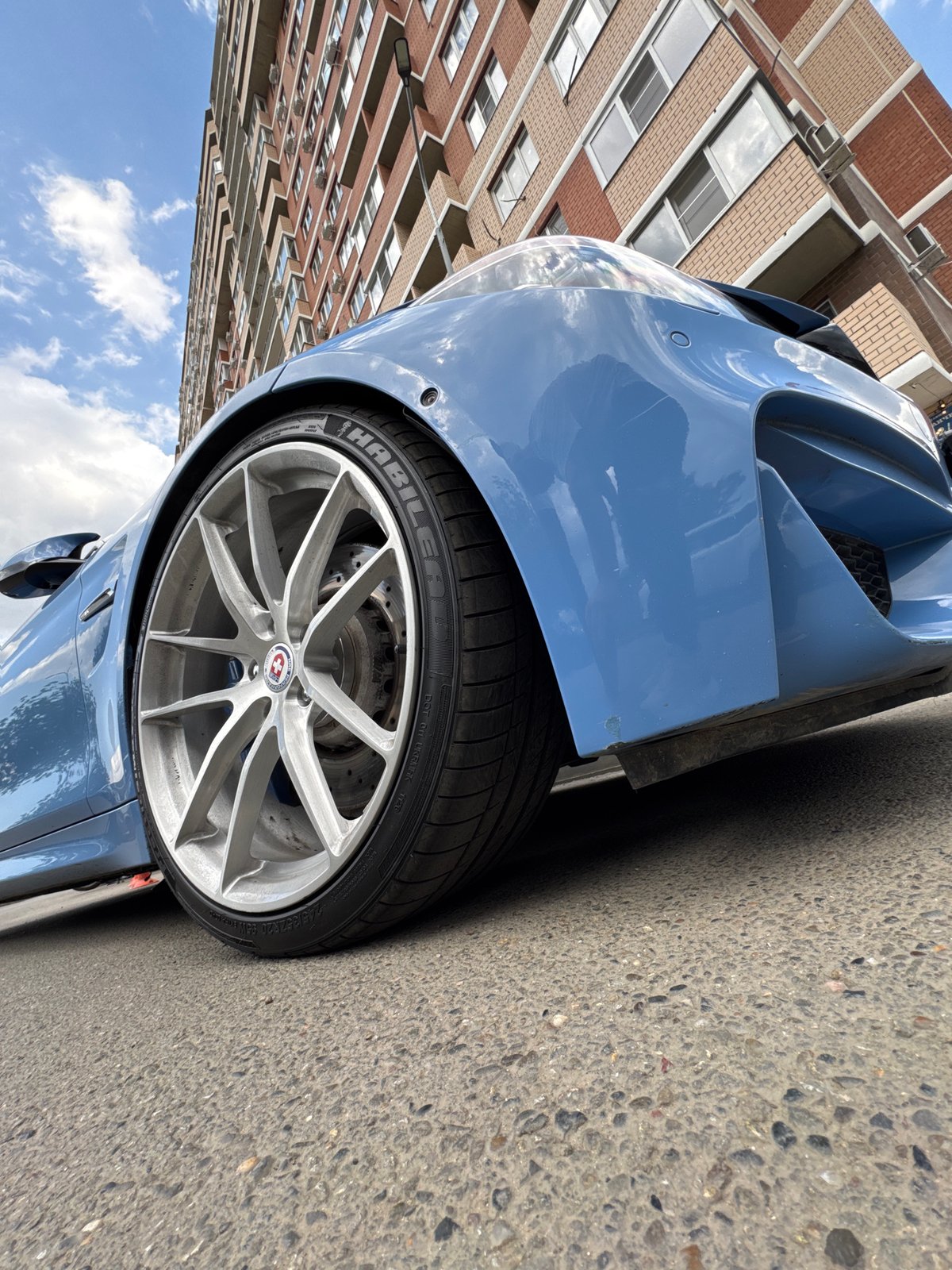 Blue BMW M4 shot in detail, inside and out, Krasnodar