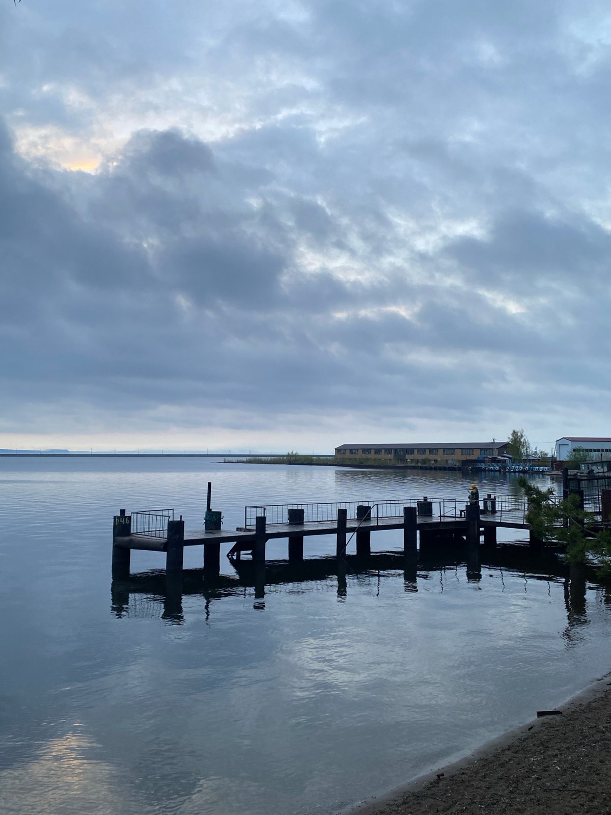Witness documents lakeside scenes in Chaikovsky, Russia industrial waterfront