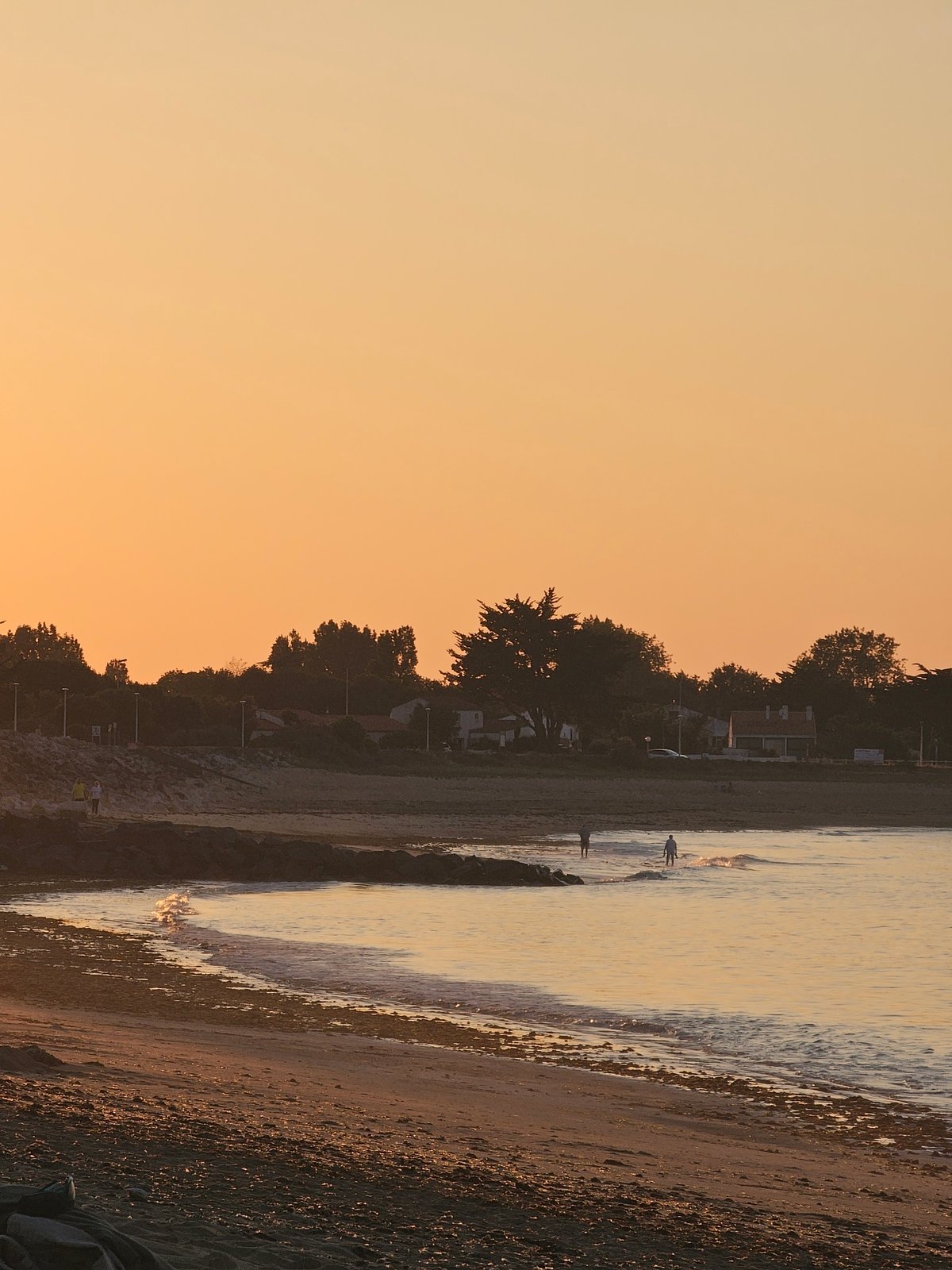 Sunset memories captured at La Brée-les-Bains beach, France