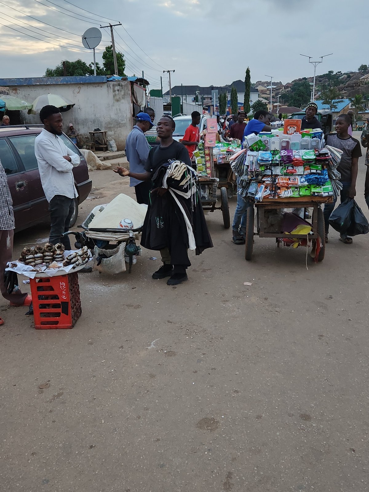 Street market activity across Kabong and Jos, Nigeria