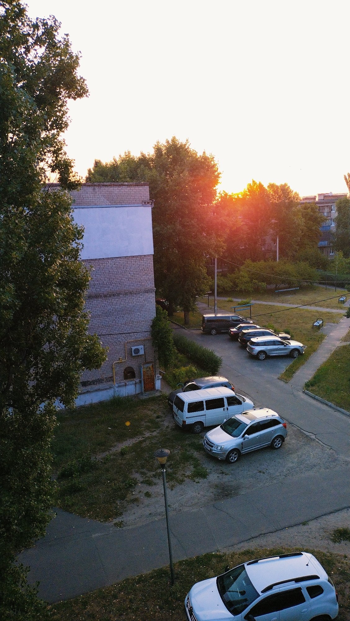 Rottweiler, sunset courtyards, and a Ganesha figurine in Horishni Plavni