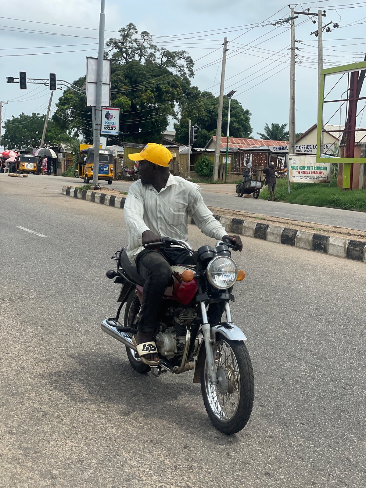Daily street life documented in Lokoja, Nigeria