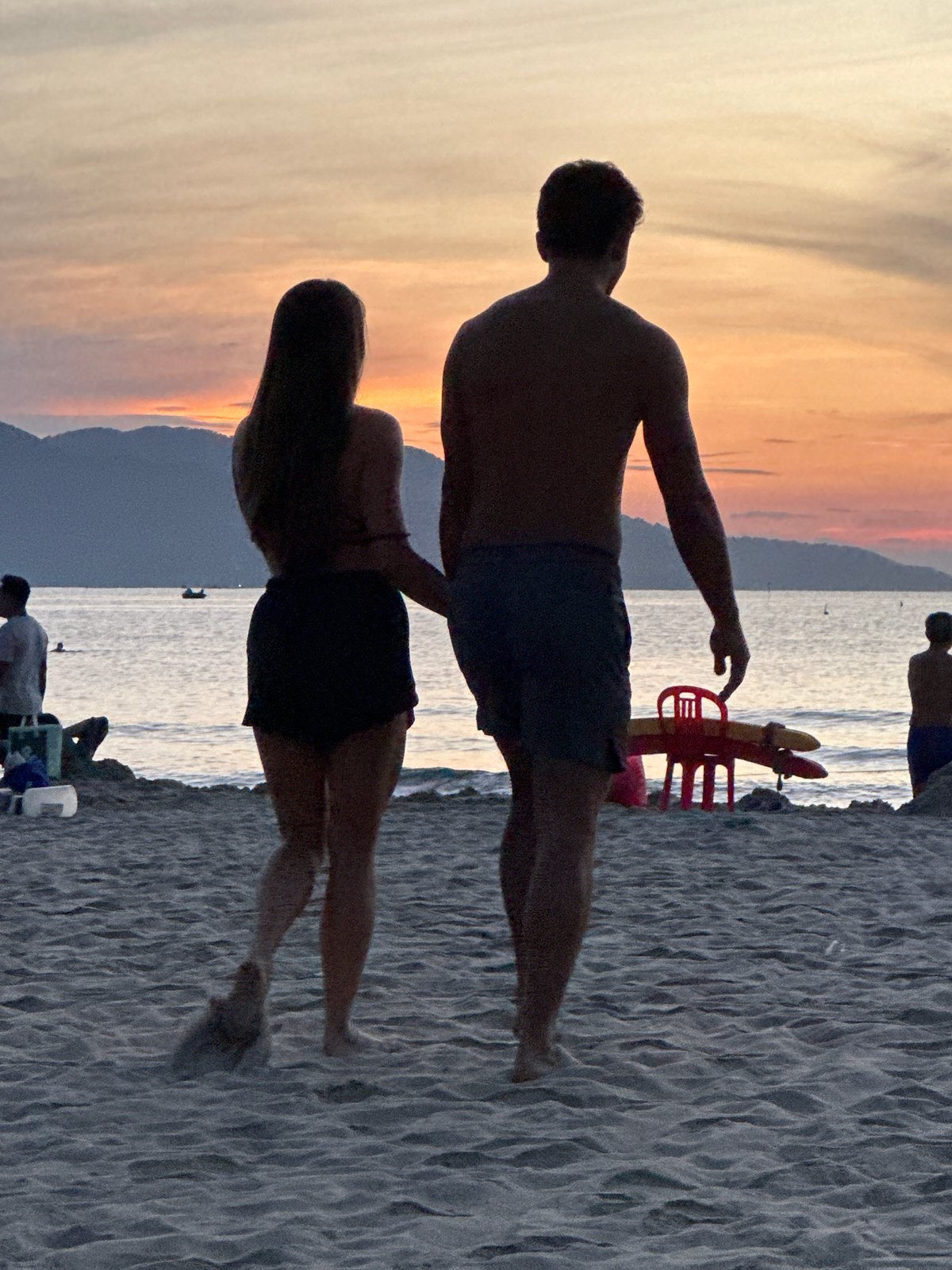 My Khe Beach at golden hour, Đà Nẵng