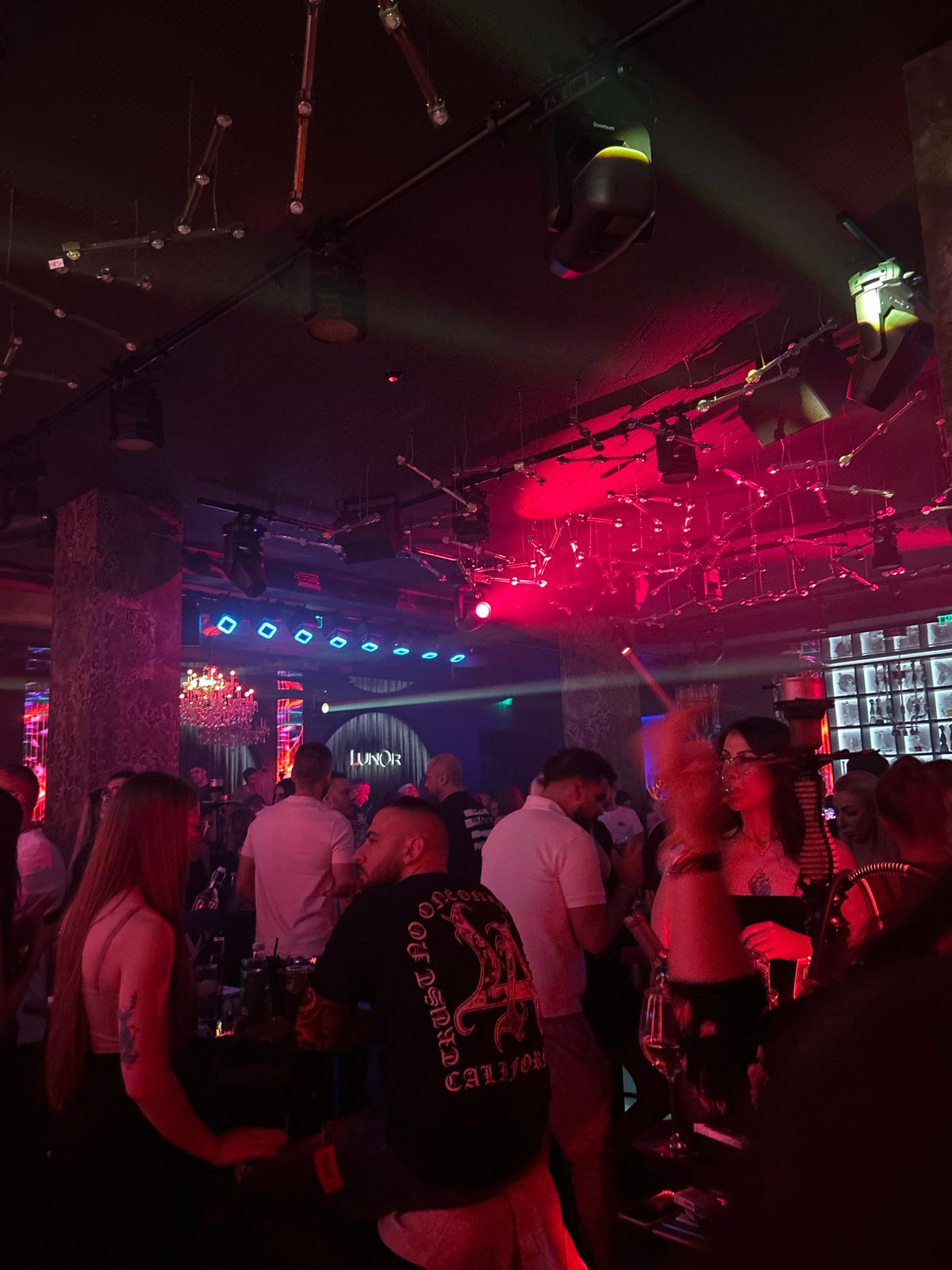 Nightclub scene captured in Plovdiv, Bulgaria