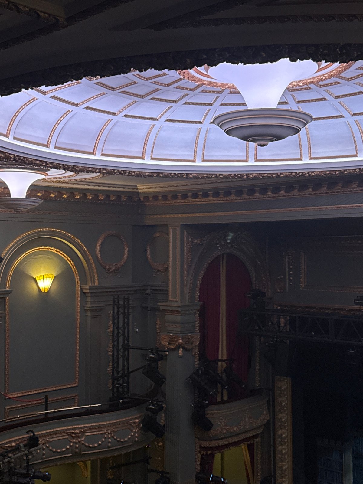 London theater performance captured during evening show