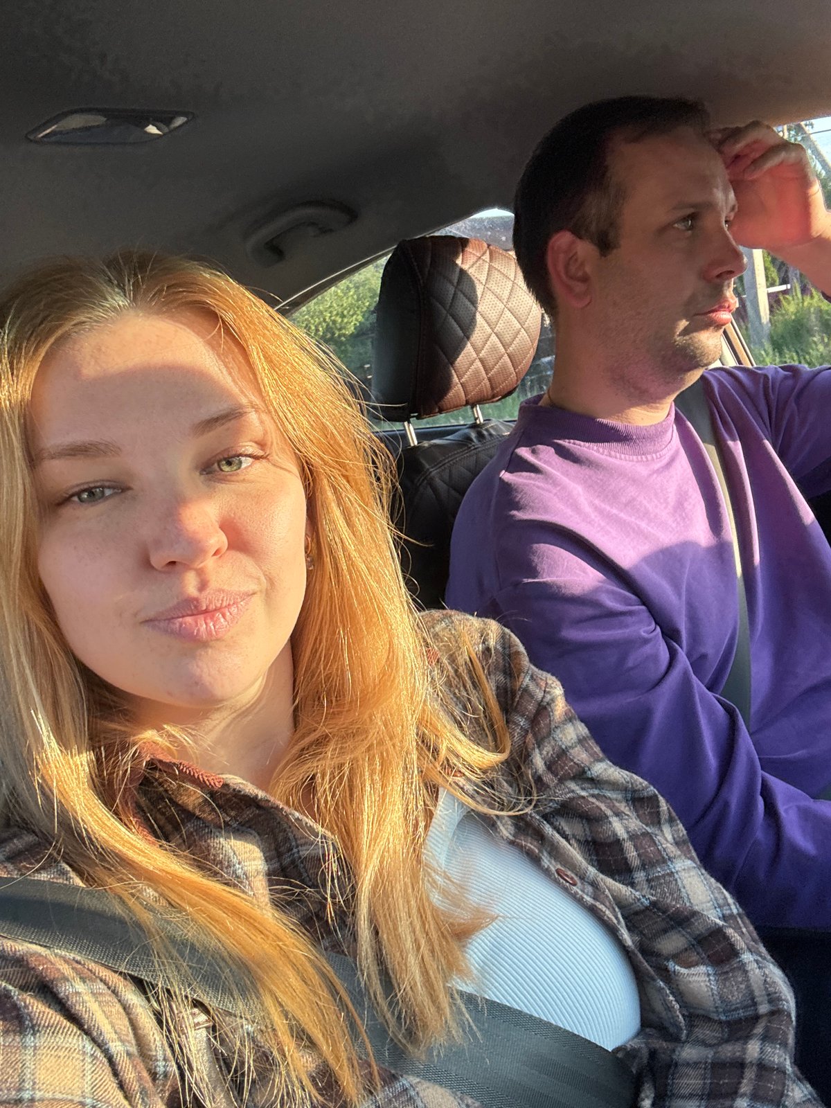 Afternoon drive documented through Медягино village, Russia