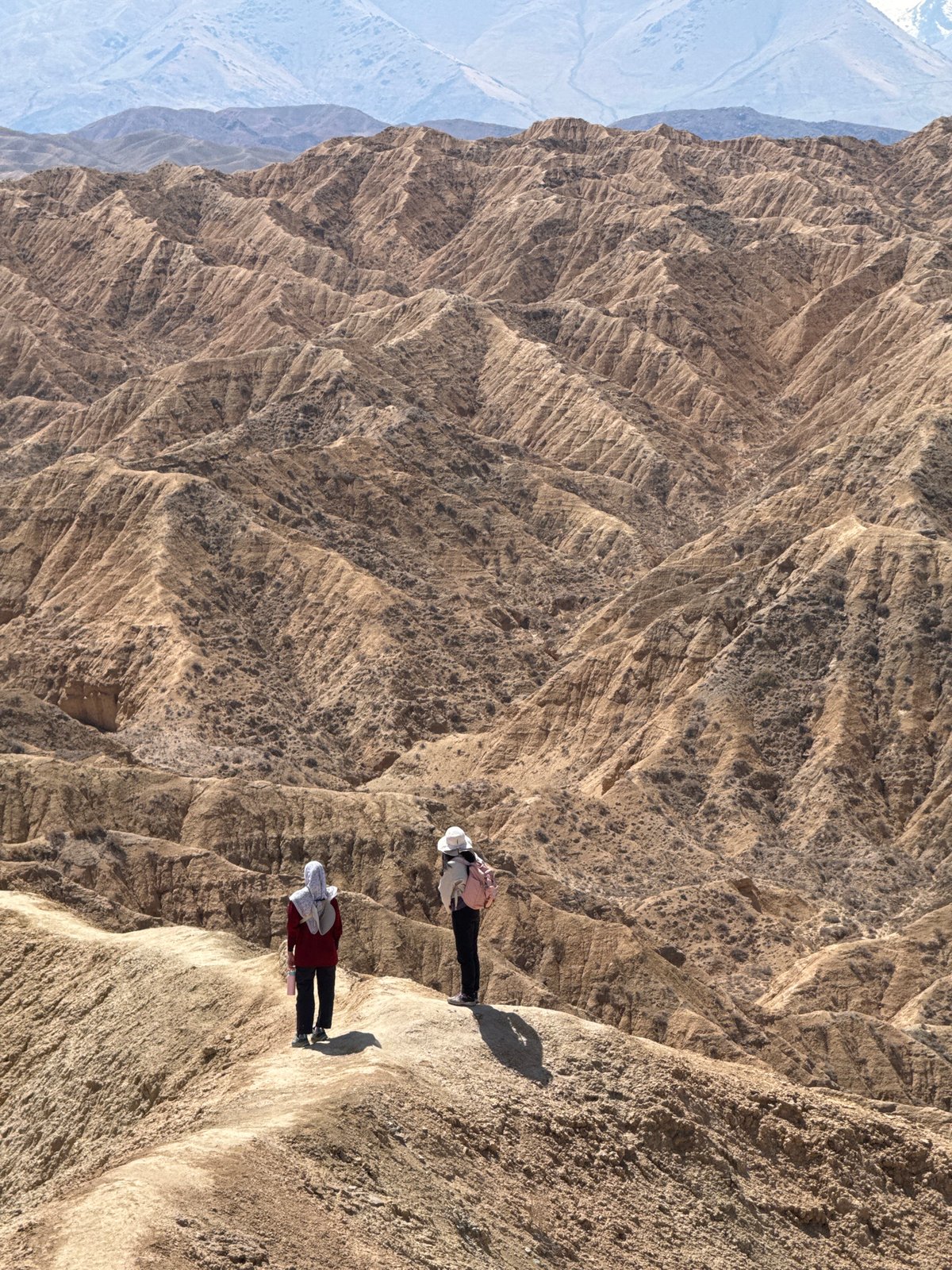 Morning hike documented through Kyrgyzstan's rugged Ak Say landscape