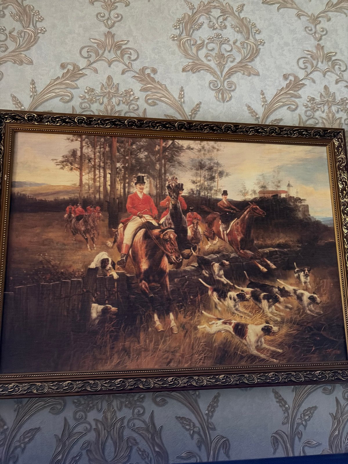 Dogs and hunting scenes from Tambov, Russia