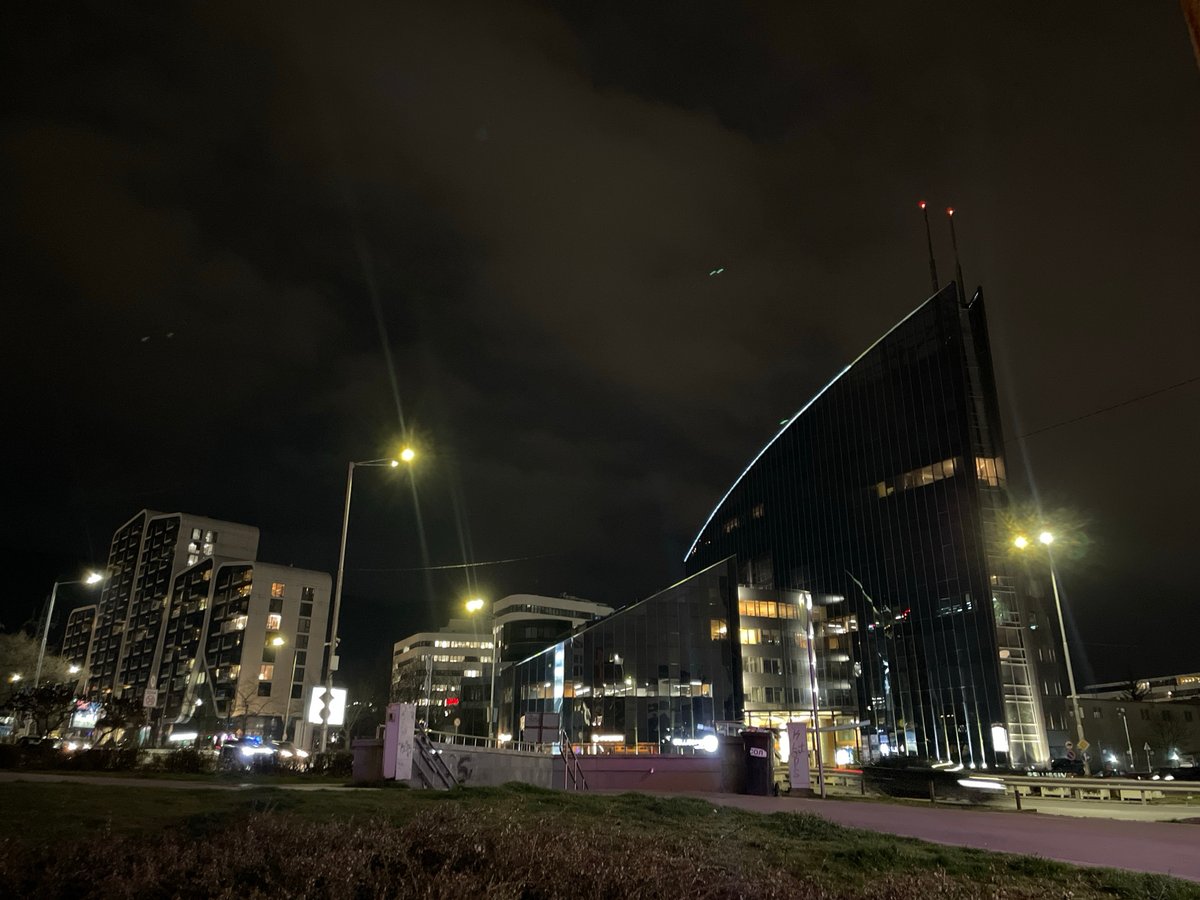 Hospital scenes and nighttime skyline documented in Sofia