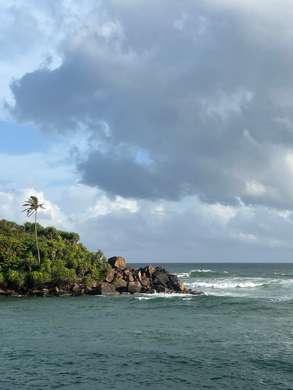 Rocky Sri Lankan coastline at Goviyapana, multiple angles
