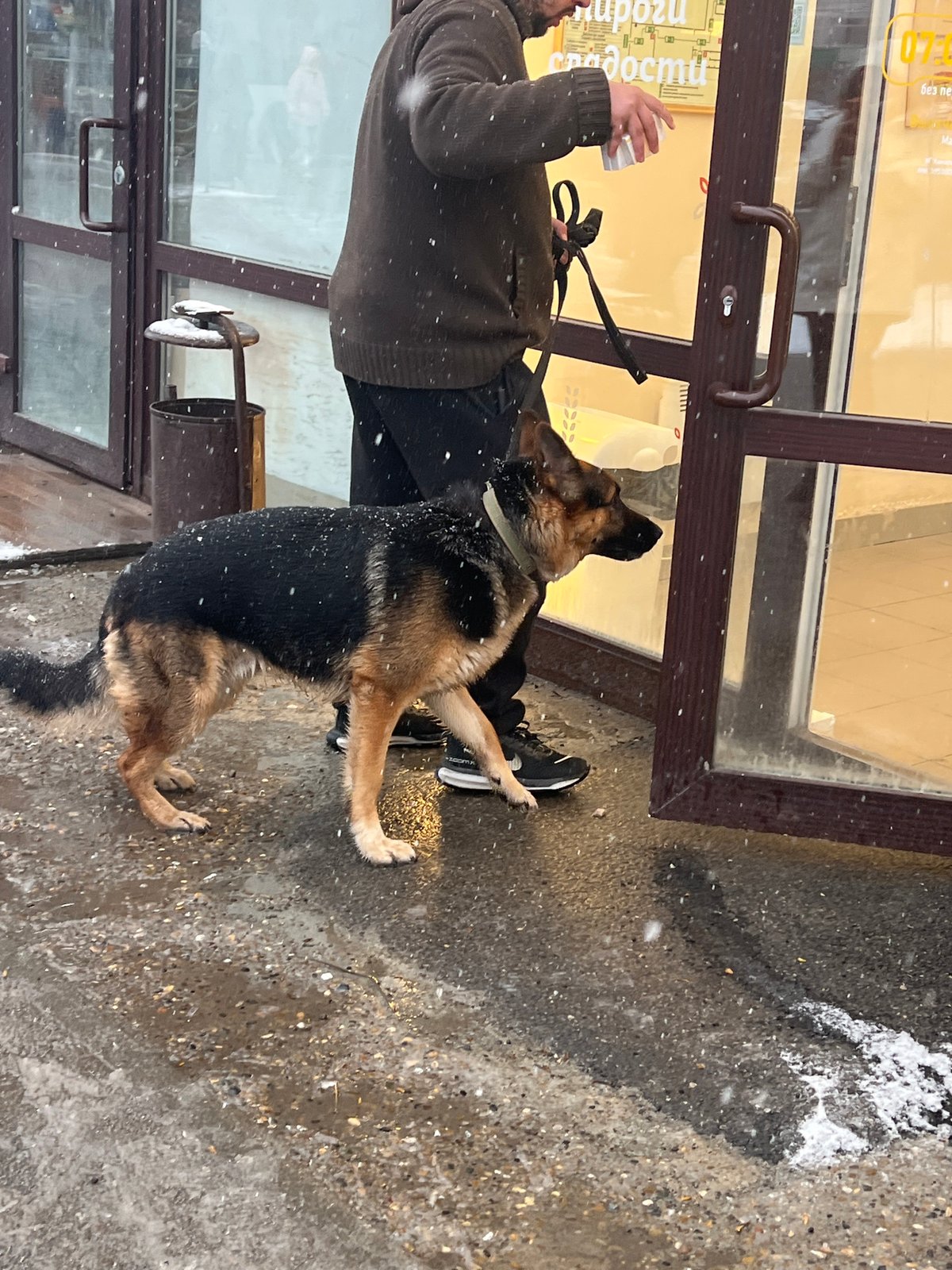 Light snowfall blankets daily life in Perm, Russia
