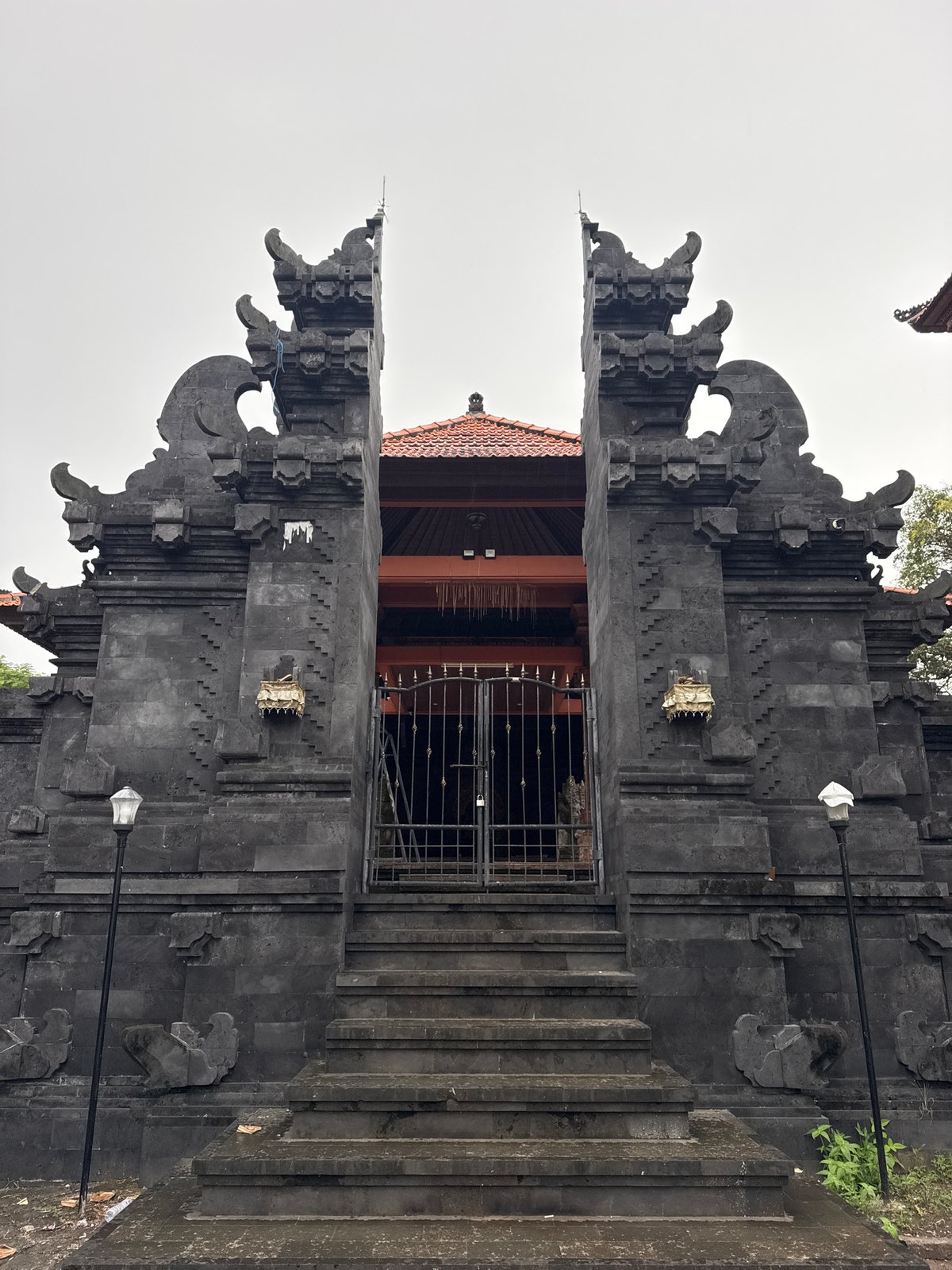 Morning scenes captured around Balinese temples in Kuta Selatan