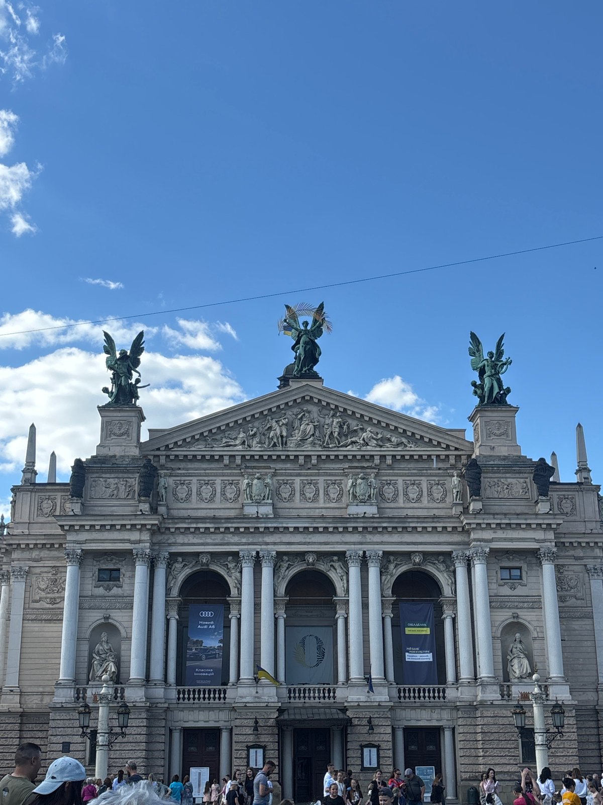 Quiet Saturday afternoon unfolds in historic Lviv